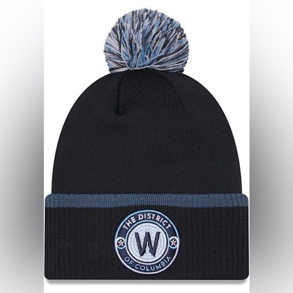NWOT Washington Nationals New Era Navy 2025 City Connect Official Mens Knit Cap.